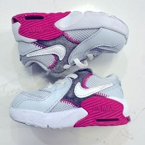 BABY AIR MAX 90 WHITE & PINK SIZE 5C